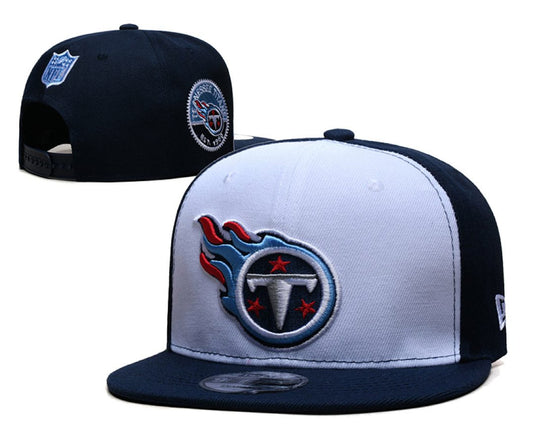 White/Navy Football Hat