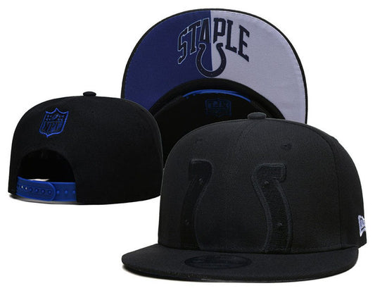 Black/Blue/White Football Hat