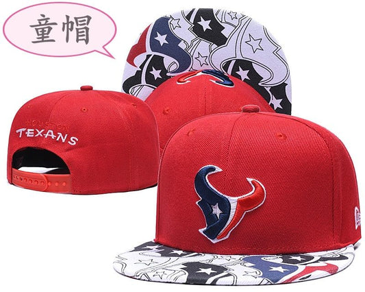 Kids Red/White Football Hat