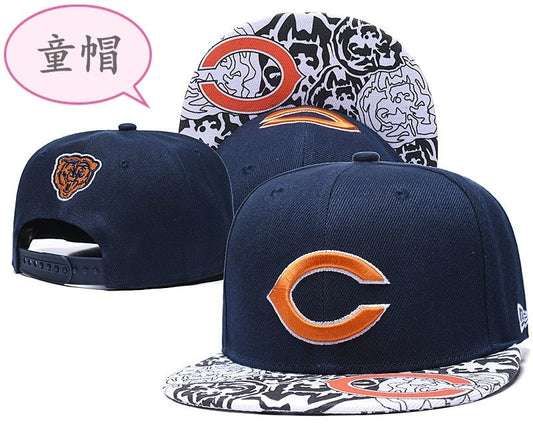 Kids Navy/White Football Hat