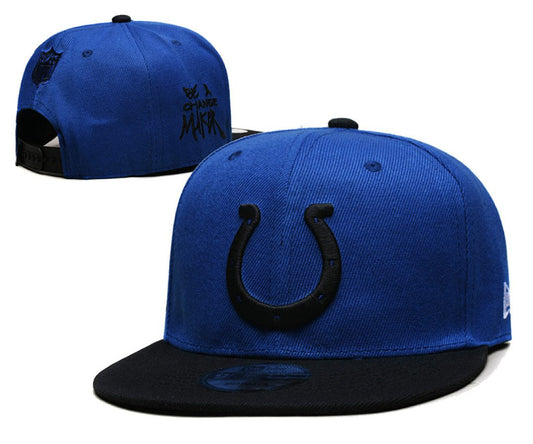Royal Blue/Black Football Hat
