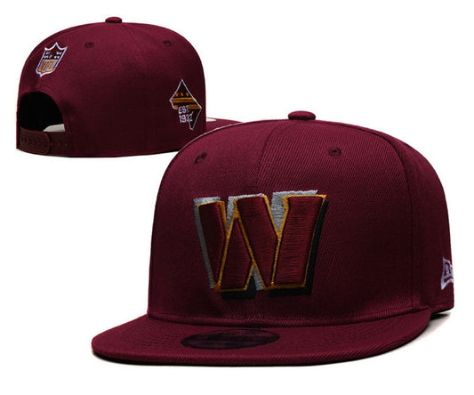 Burgundy Football Hat