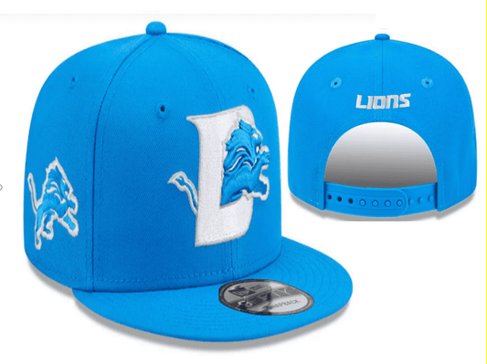 Cyan Blue Football Hat