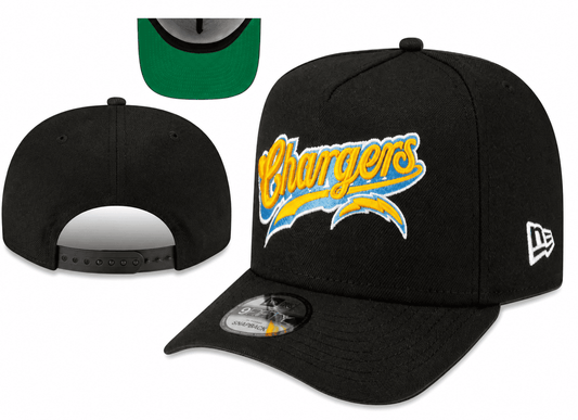 Black/Green Football Hat