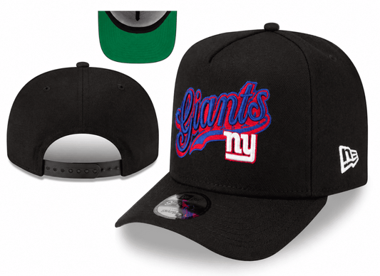 Black/Green Football Hat