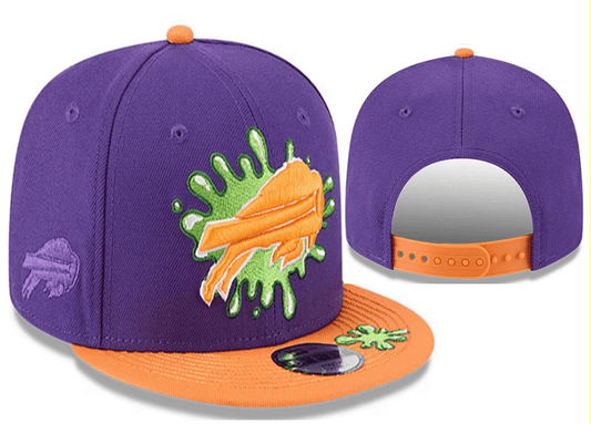 Purple/Orange Football Hat