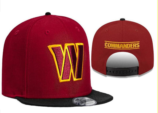 Burgundy/Black Football Hat