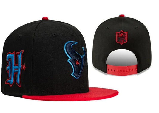 Black/Red Football Hat