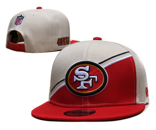 Cream/Red Football Hat
