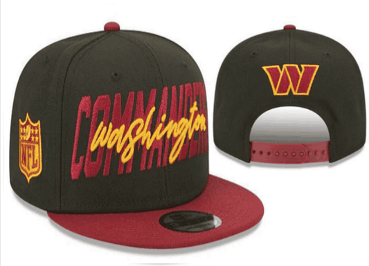 Black/Burgundy Football Hat