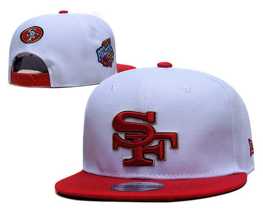 White/Red Football Hat