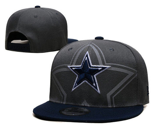Gray/Navy Blue Football Hat
