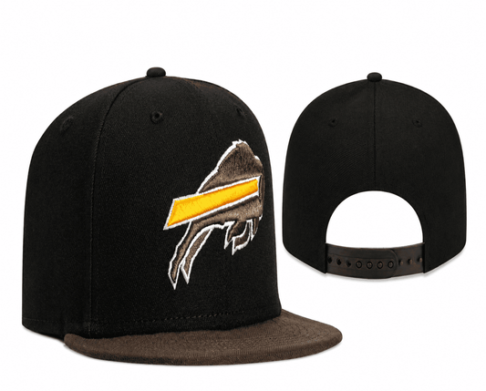 Black/Brown Football Hat