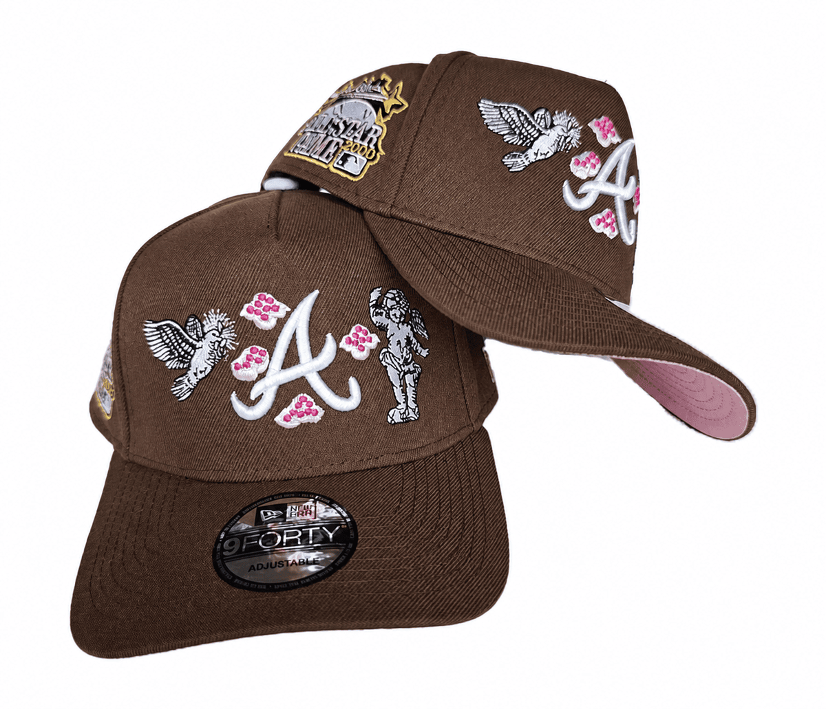 Brown/Pink Baseball Hat