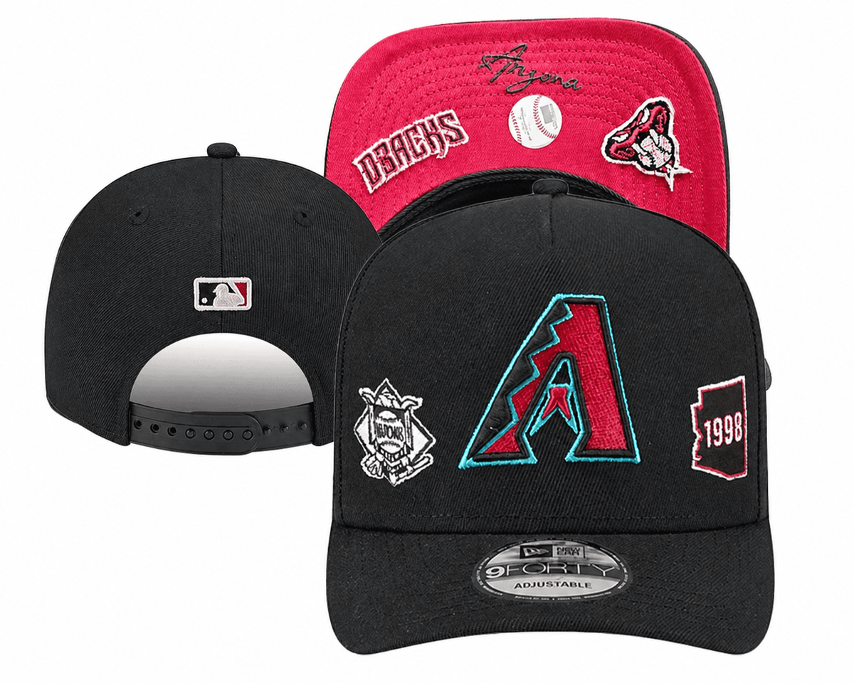 Black/Red Baseball Hat