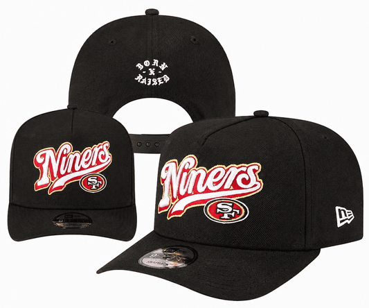Black Football Hat