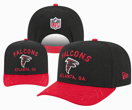 Black/Red Football Hat
