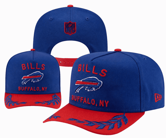 Royal Blue/Red Football Hat