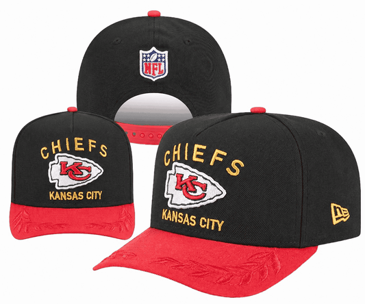 Black/Red Football Hat