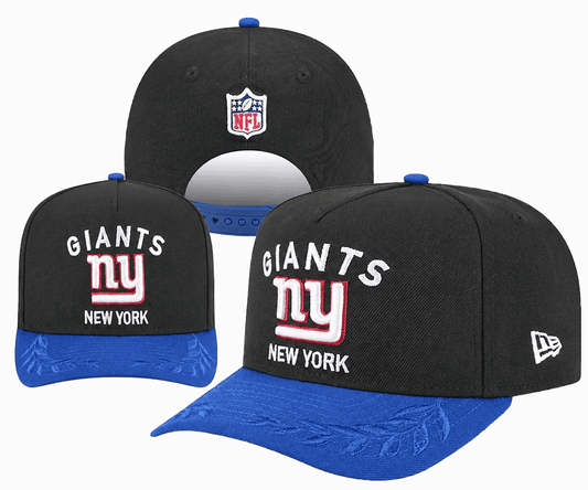 Black/Royal Blue Football Hat