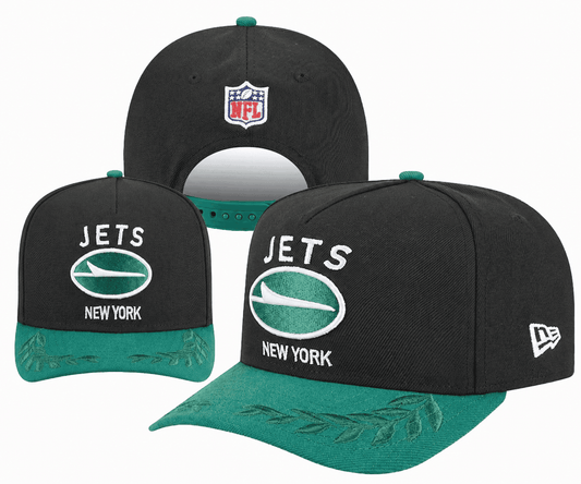 Black/Teal Football Hat