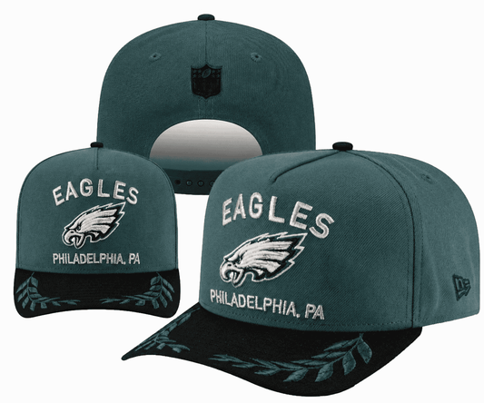 Teal/Black Football Hat