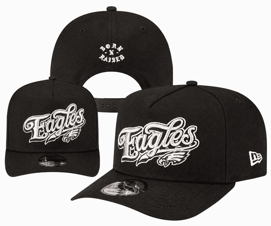 Black Football Hat