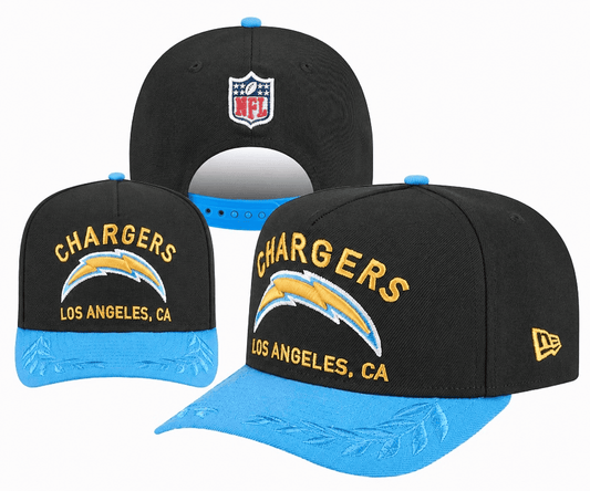 Black/Powder Blue Football Hat