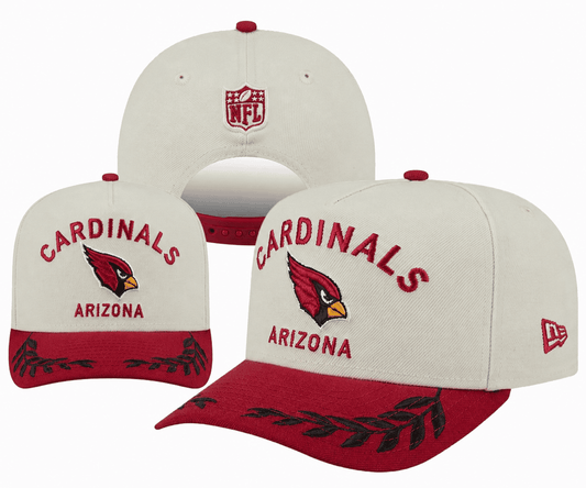 Cream/Red Football Hat