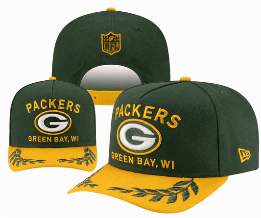 Green/Yellow Football Hat
