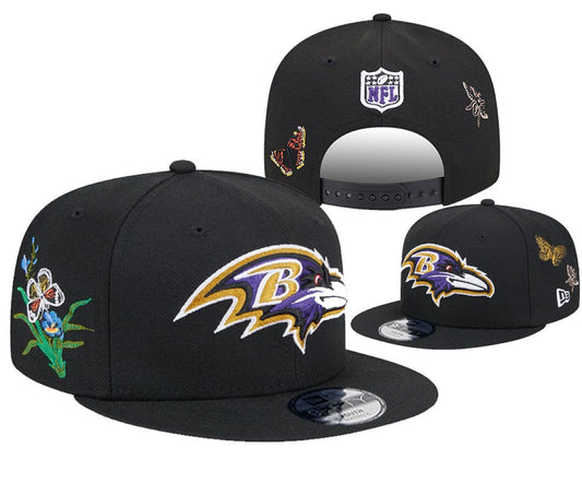 Black Football Hat
