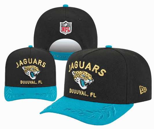 Black/Teal Football Hat