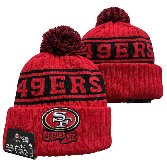 Red/Black Football Beanie