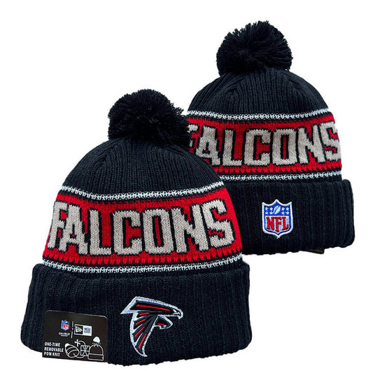 Black/Red/Gray/White Football Beanie