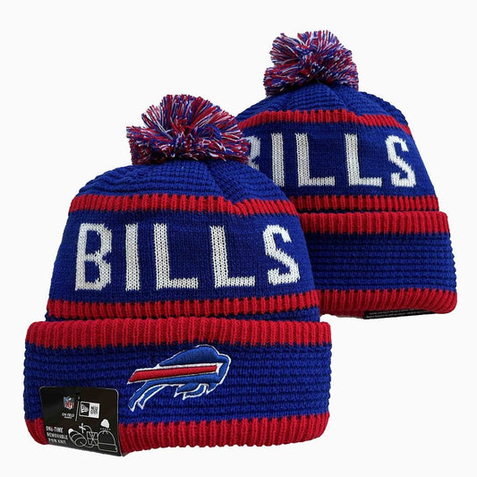 Blue/Red/White Football Beanie