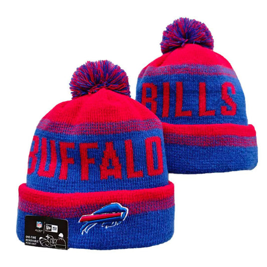 Blue/Red Football Beanie