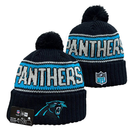 Black/Gray/Teal Football Beanie