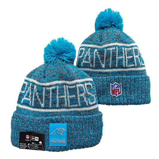 Teal/Gray/White Football Beanie