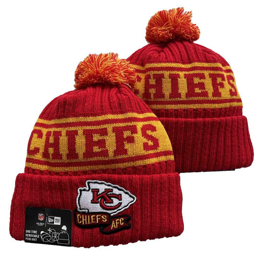 Red/Yellow Football Beanie