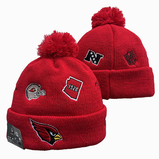 Red Football Beanie