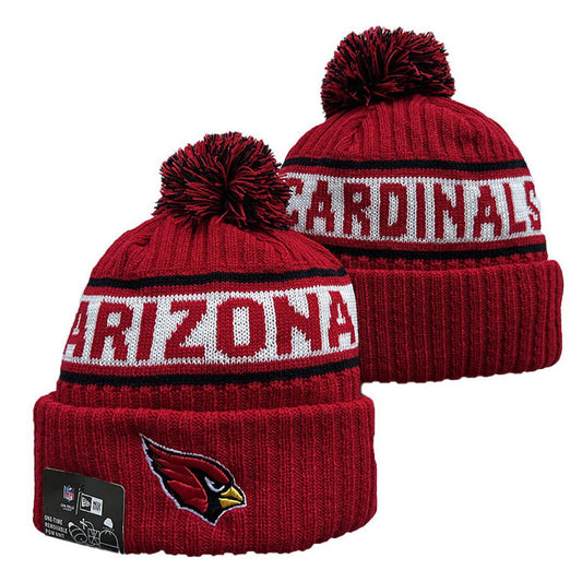 Red/Black/White Football Beanie