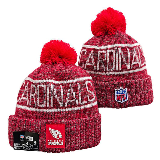 Red/Gray/White Football Beanie
