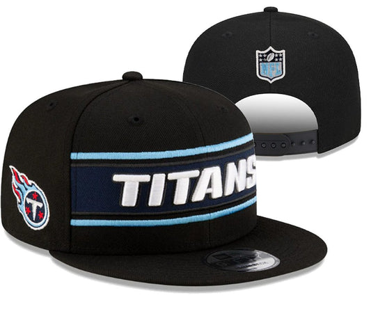 Black/Navy/Light Blue Football Hat