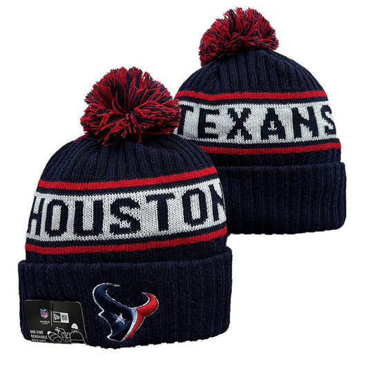 Navy/Red/White Football Beanie