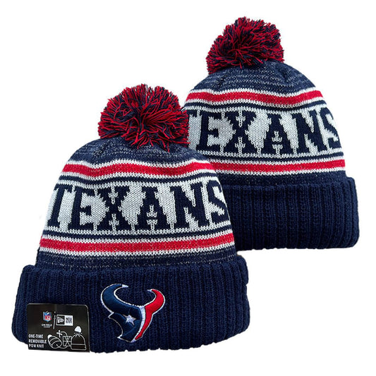 Navy/Red/White/Gray Football Beanie