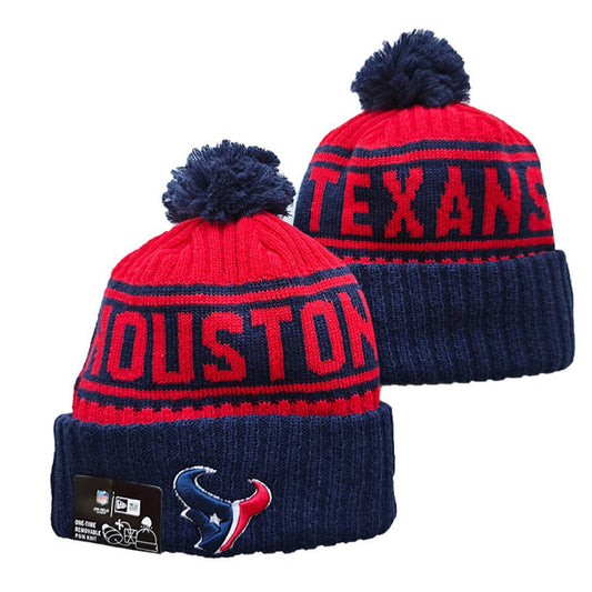 Red/Navy Football Beanie