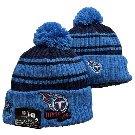 Blue/Navy Football Beanie
