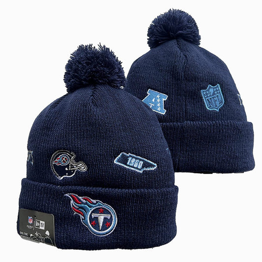 Navy Football Beanie