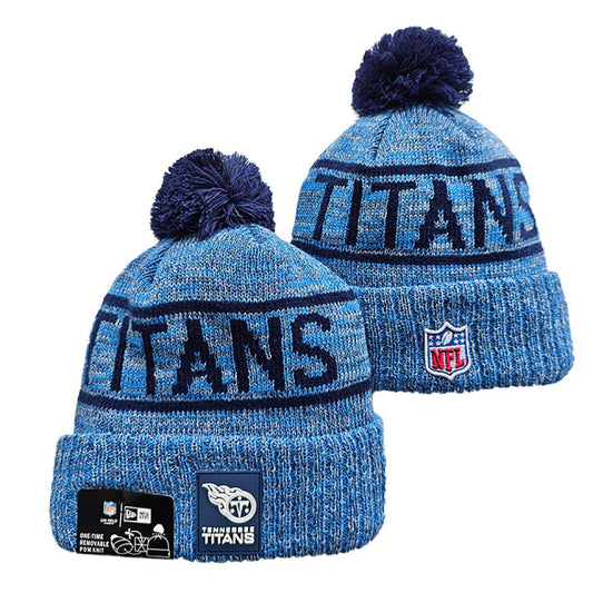 Blue/Navy Football Beanie