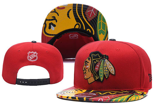 Red/Gold/Black/Green Hockey Hat